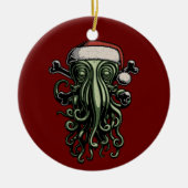 Cthulhu Claus Keramisch Ornament (Voorkant)