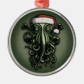 Cthulhu Claus Metalen Ornament (Voorkant)