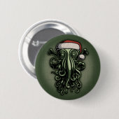 Cthulhu Claus Ronde Button 5,7 Cm (Voorkant /achterkant)