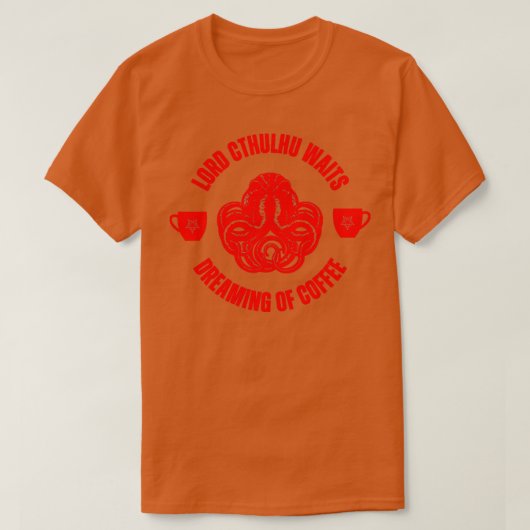 Cthulhu Coffee2 T-shirt (Design voorkant)
