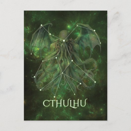 Cthulhu Constellation Briefkaart (Voorkant)