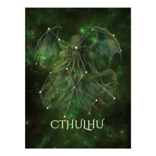 Cthulhu Constellation Perfect Poster (Voorkant)
