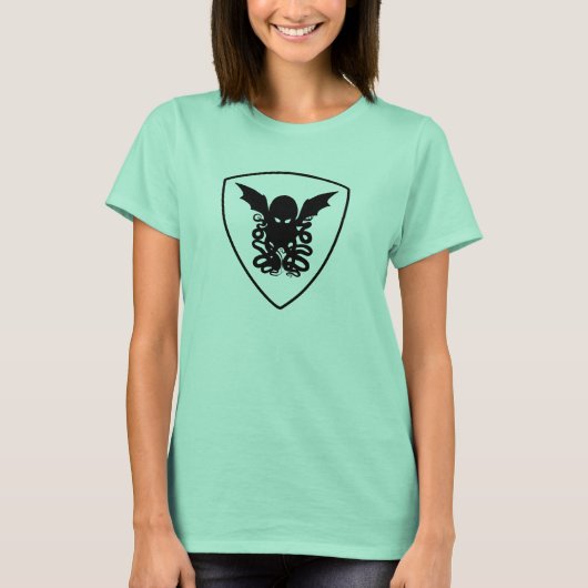 Cthulhu Crest Ladies T-Shirt (Voorkant)