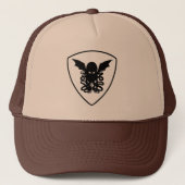 Cthulhu Crest Trucker Hat Trucker Pet (Voorkant)
