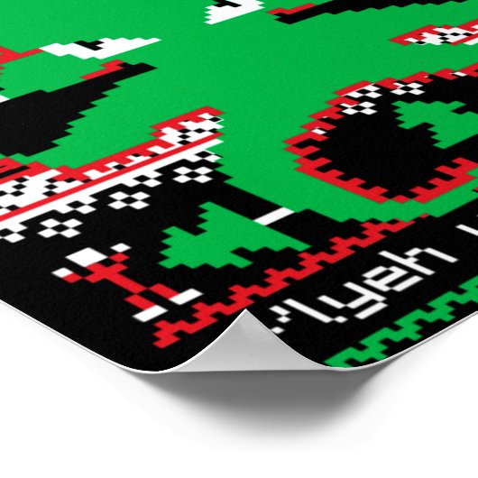 Cthulhu Cultist Christmas Cthulhu Ugly Christmas S Poster (Hoek)