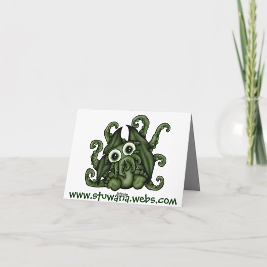 Cthulhu dankt u Kaarten (Achterkant)