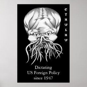 Cthulhu: Dictatie van het Amerikaanse buitenlands Poster