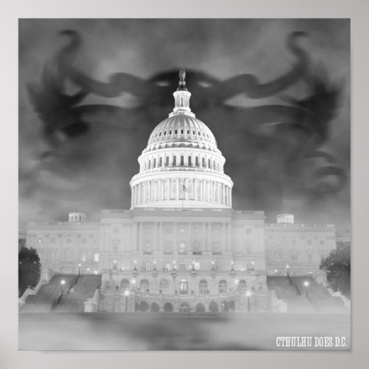 Cthulhu doet DC-Poster Poster (Voorkant)