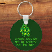 Cthulhu eet alleen sleutelhanger (Voorkant)