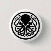 Cthulhu Emblem Ronde Button 3,2 Cm (Voorkant)