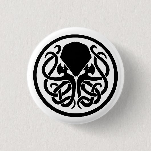 Cthulhu Emblem Ronde Button 3,2 Cm (Voorkant)