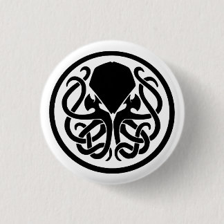 Cthulhu Emblem Ronde Button 3,2 Cm