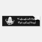Cthulhu Fhtagn Bumpersticker (Voorkant)