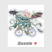 Cthulhu Fiets Sticker (Vel)