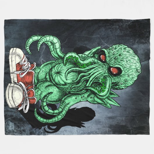 Cthulhu FLEECE BLANKET Deken (Voorkant (Horizontaal))