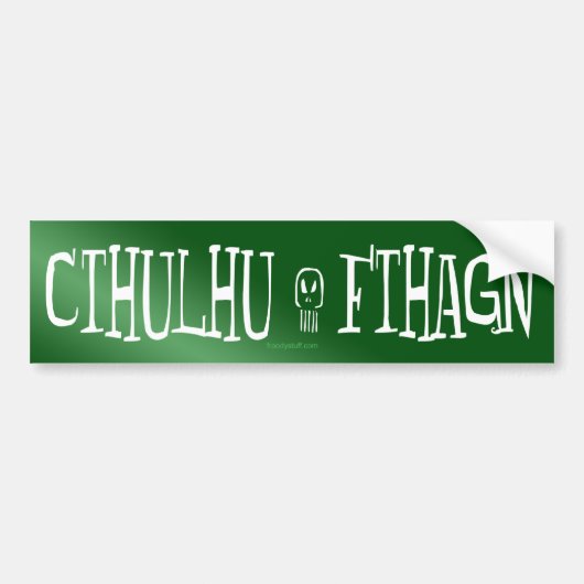 Cthulhu Fthagn Bumpersticker (Voorkant)