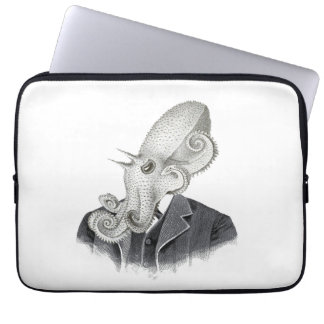 Cthulhu Gentleman  Illustration Laptop Hoesje Sleeve