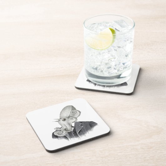 Cthulhu Gentleman  Illustration Onderzetter Set (Rechterzijde)