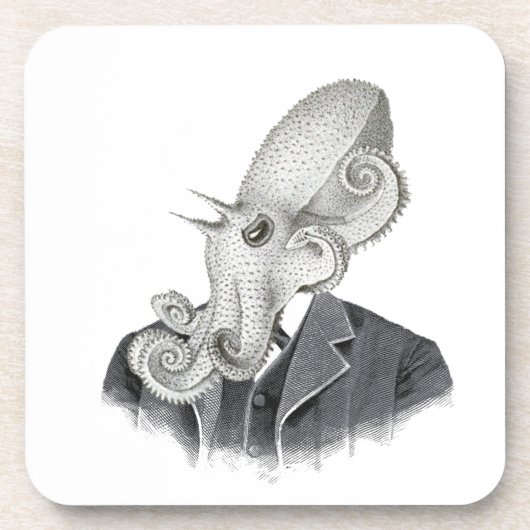 Cthulhu Gentleman  Illustration Onderzetter Set (Voorkant)