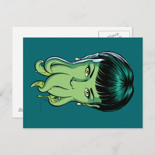 Cthulhu Girl Briefkaart (Voorkant / Achterkant)
