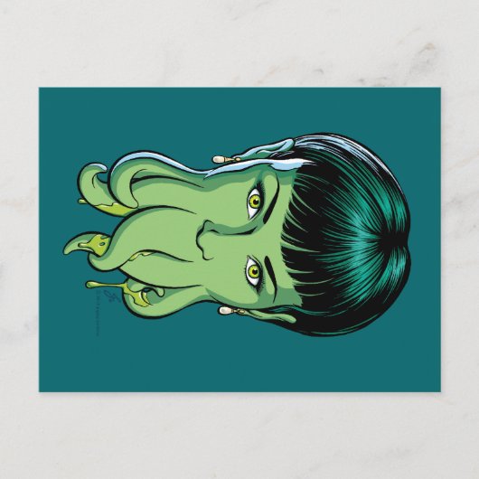Cthulhu Girl Briefkaart (Voorkant)