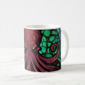 Cthulhu-Glas in lood Koffiemok (Voorkant rechts)