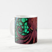 Cthulhu-Glas in lood Koffiemok (Voorkant links)