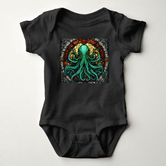 Cthulhu-Glas in lood Romper (Voorkant)