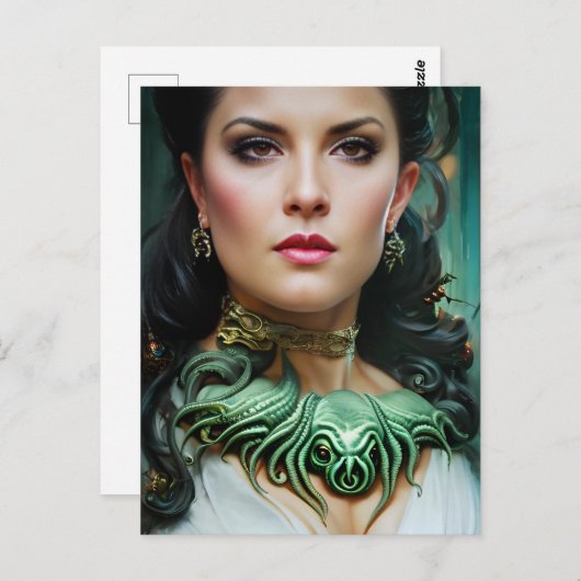 cthulhu godin briefkaart (Voorkant / Achterkant)