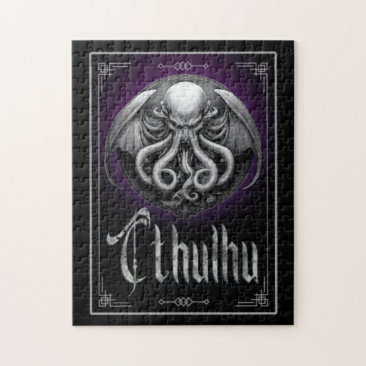 Cthulhu Halloween horror monster Legpuzzel (Verticaal)