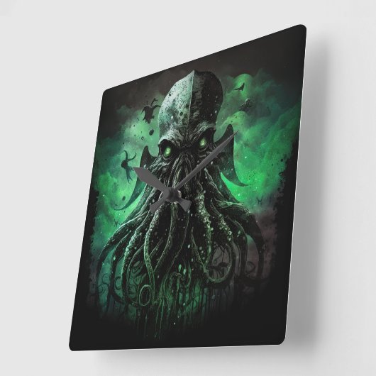 Cthulhu Hanging Wall klok (Hoek)