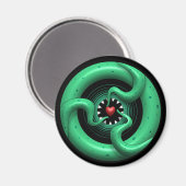 Cthulhu hartmagneet magneet (Voorkant / Achterkant)