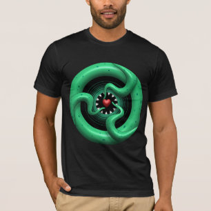 Cthulhu Heart Basic American Apparel T-shirt