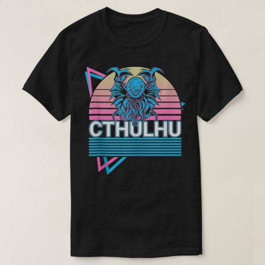 Cthulhu Horror Necronomicon Monster Lovecraftian R T-shirt (Design voorkant)