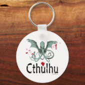 Cthulhu horror vectorkunst sleutelhanger (Voorkant)