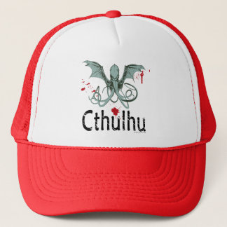 Cthulhu horror vectorkunst trucker pet