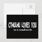 Cthulhu houdt van je briefkaart (Voorkant / Achterkant)