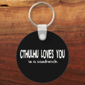 Cthulhu houdt van je sleutelhanger (Voorkant)