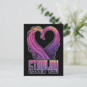 Cthulhu houdt van je tentakels Lovecraft Briefkaart (Staand voorkant)