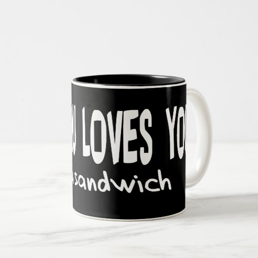 Cthulhu houdt van je tweekleurige koffiemok (Voorkant rechts)