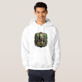 Cthulhu Ik lees boeken Ik drink koffie Ik weet din Hoodie (Voorkant volledig)