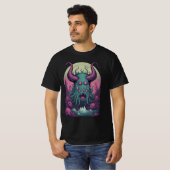 Cthulhu illusie van horror waanzin - veel ogen t-shirt (Voorkant volledig)