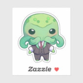 Cthulhu in een Suit-Sticker Sticker (Vel)