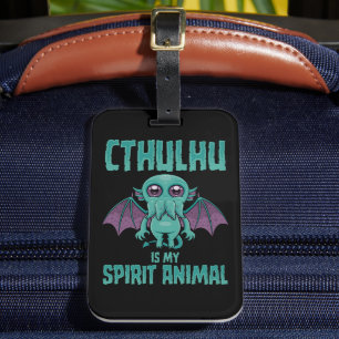 Cthulhu Is Mijn Geestdier Bagagelabel