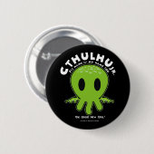Cthulhu Jr - Icon Ronde Button 5,7 Cm (Voorkant /achterkant)