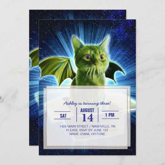 Cthulhu Kaart (Voorkant / Achterkant)