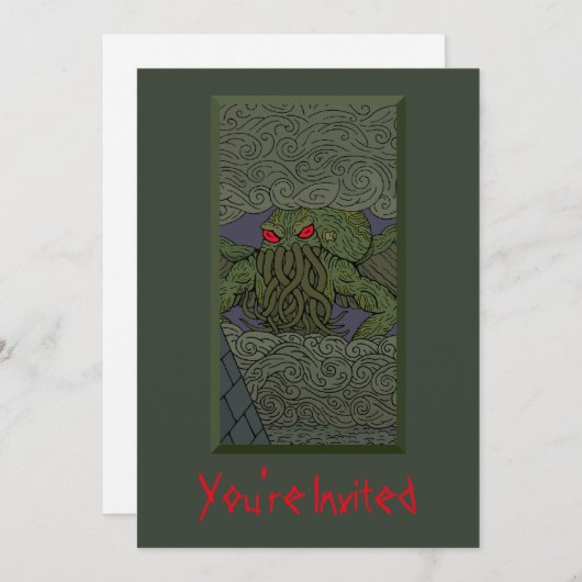 Cthulhu Kaart (Voorkant / Achterkant)