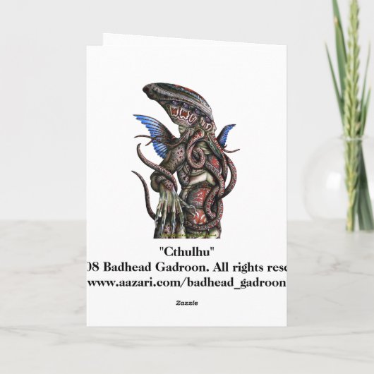 Cthulhu-kaart Kaart (Achterkant)