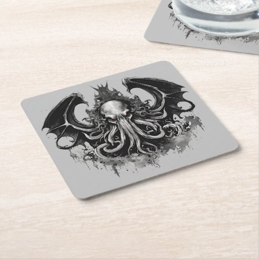 Cthulhu Kartonnen Onderzetters (Schuin)