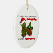 Cthulhu Kerstmis Keramisch Ornament (Rechts)